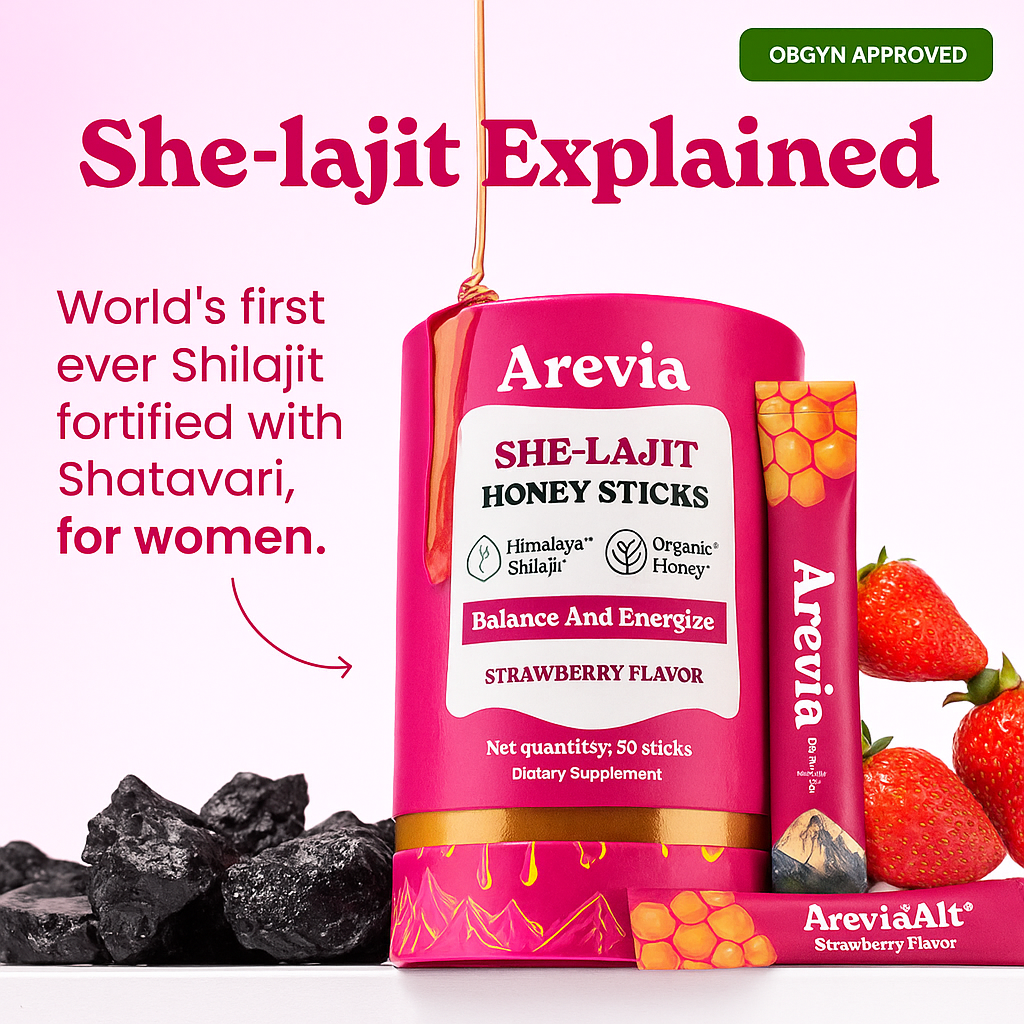 Arevia® Him & Her Shilajit Honey Bundle